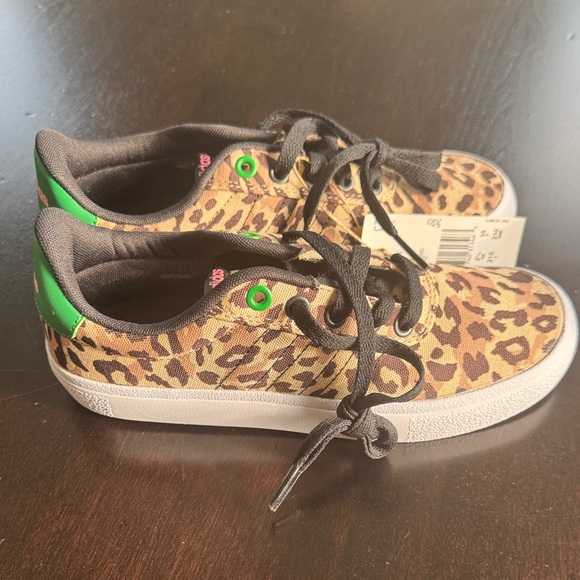 adidas Other - adidas Kids Sneakers with Leopard and Green Accents